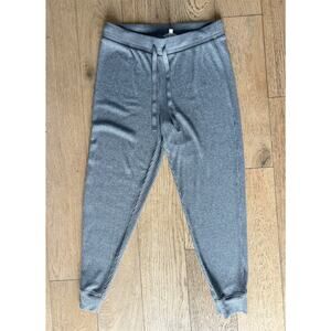 Haven Well Within Gray Ribbed Lounge Pants Soft Cozy Minimalist Quiet Luxury M